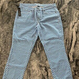 London Jean Blue Floral Size 6